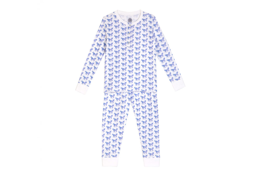 Brai kinderpyjama paard blauw Slaapkopje