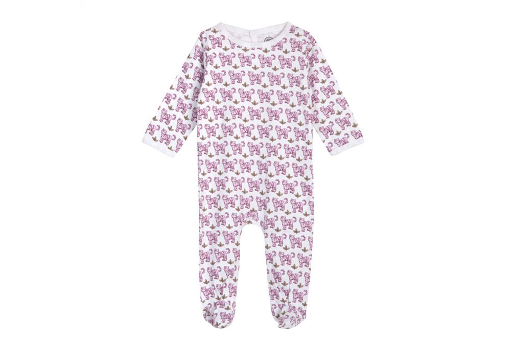 Brai babypyjama Tiger Pink Slaapkopje