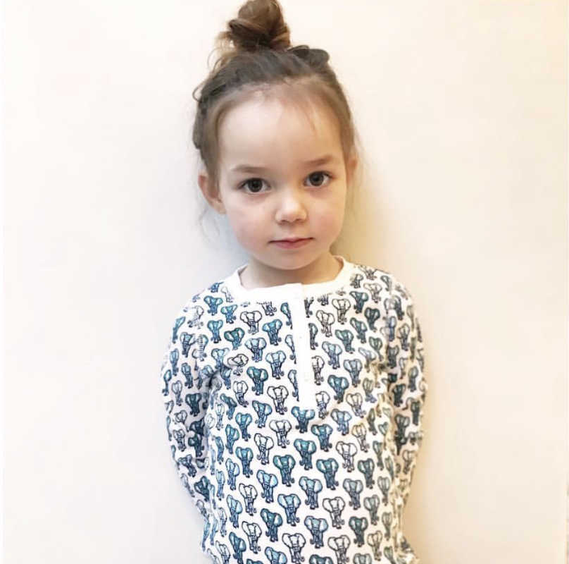 Brai kinderpyjama olifant blauw Slaapkopje