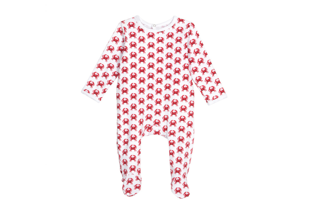 Brai babypyjama krab rood