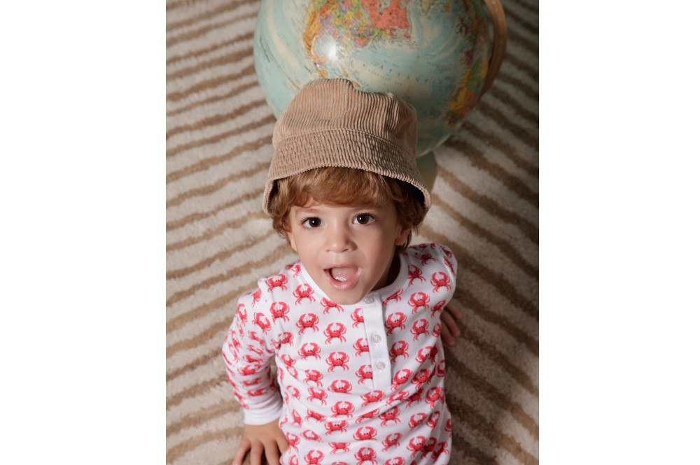 Brai kinderpyjama Krab Rood Slaapkopje