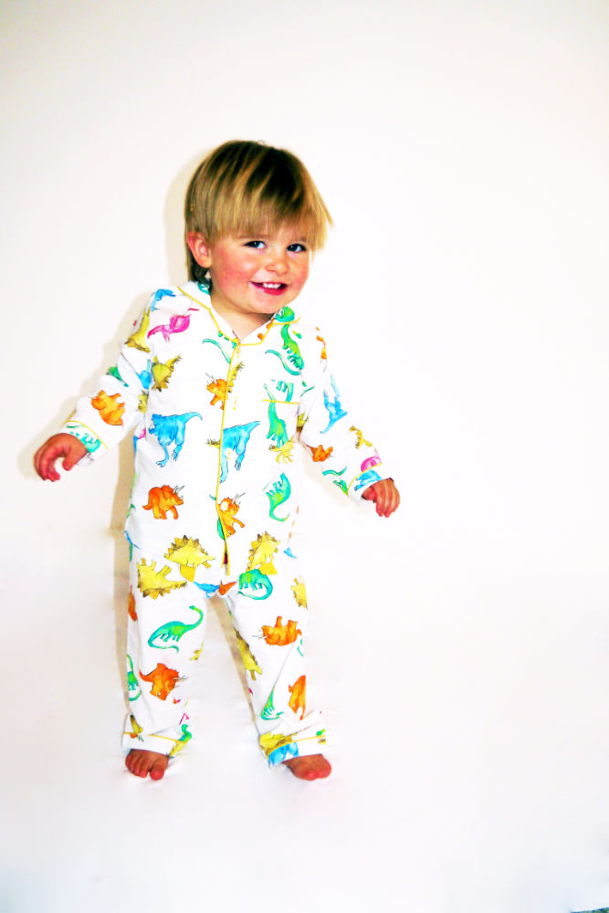 Lola Blake Dino kinderpyjama slaapkopje