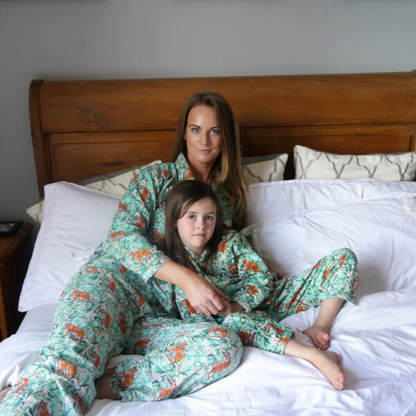 Lola + Blake Dames Pyjama Jungle Slaapkopje