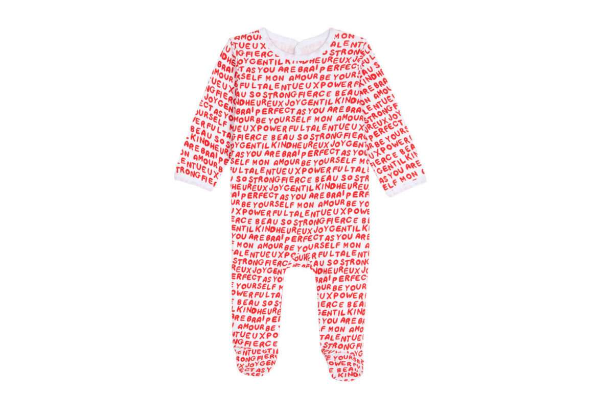 Brai babypyjama Alphabrai bij Slaapkopje