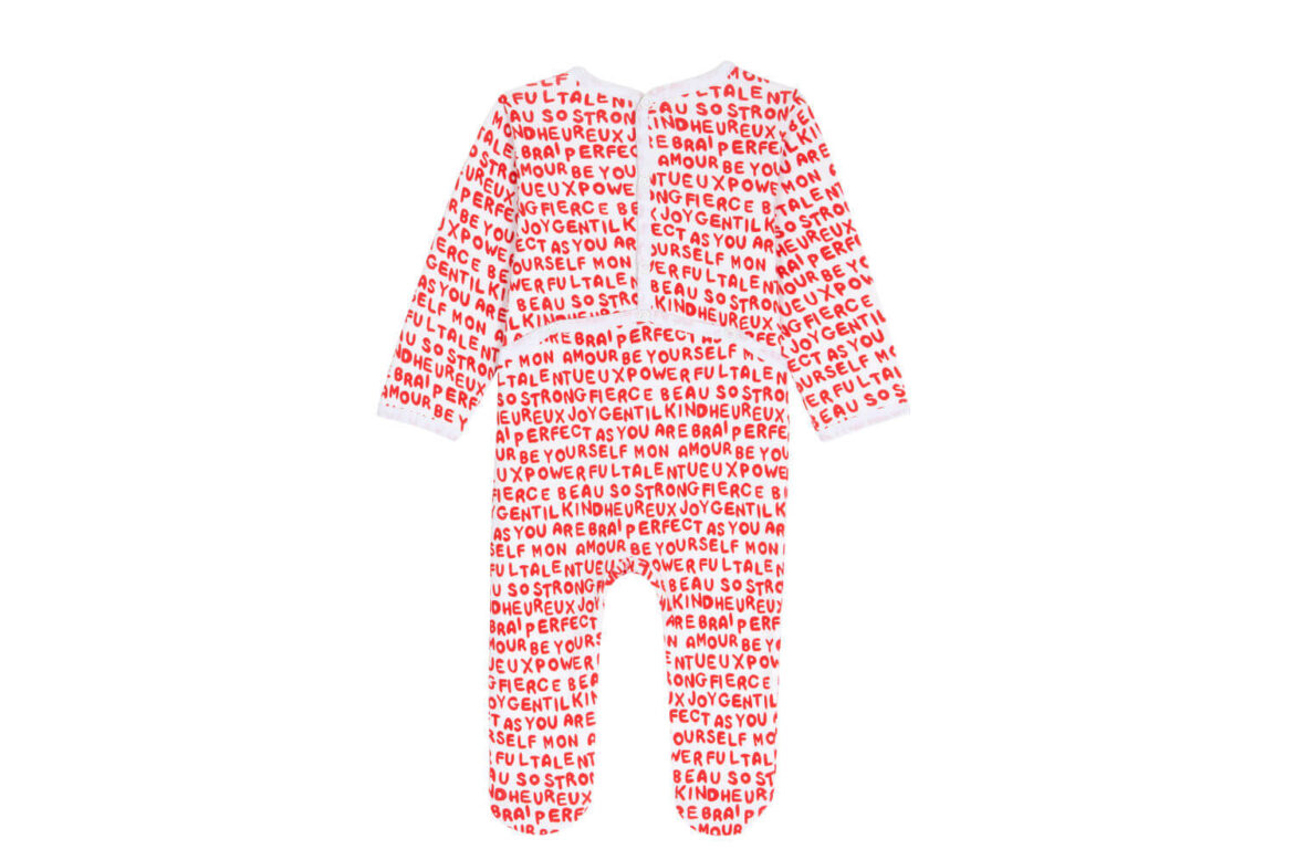 Brai babypyjama Alphabrai bij Slaapkopje