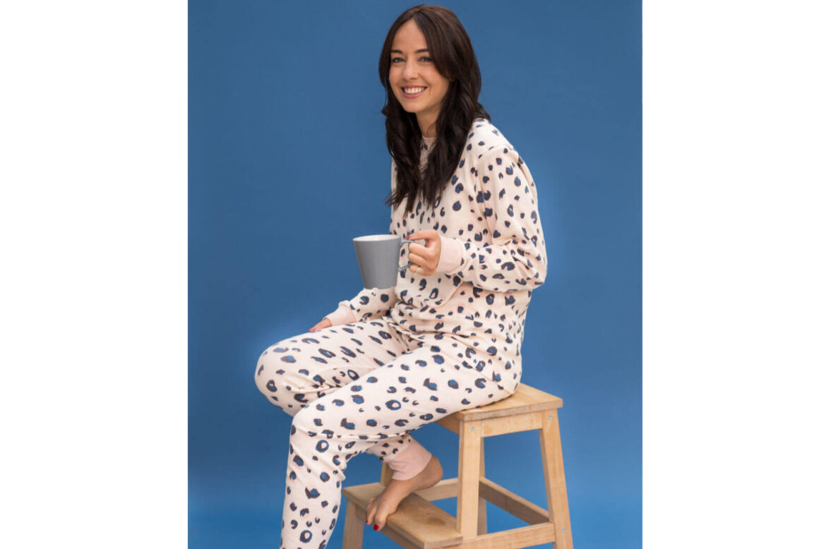 Jammie Doodles Pink Animal Dames pyjama bij Slaapkopje