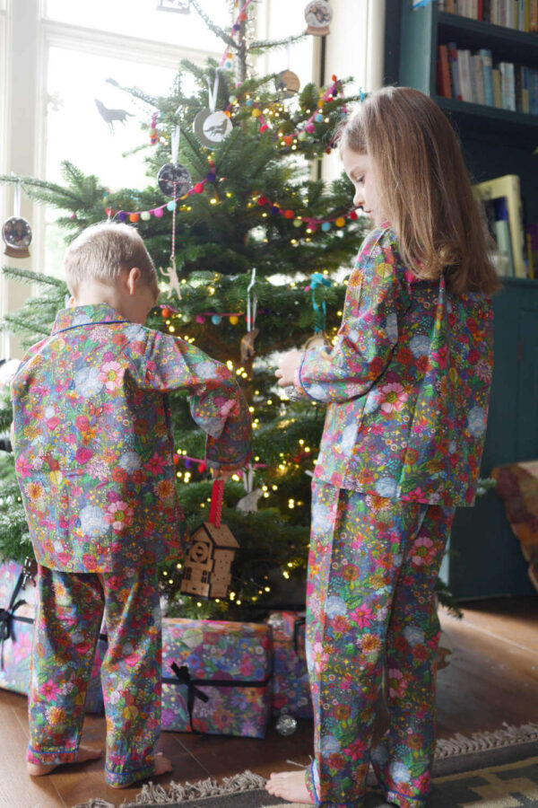 Lola + Blake Kinderpyjama Floral Disco bij Slaapkopje