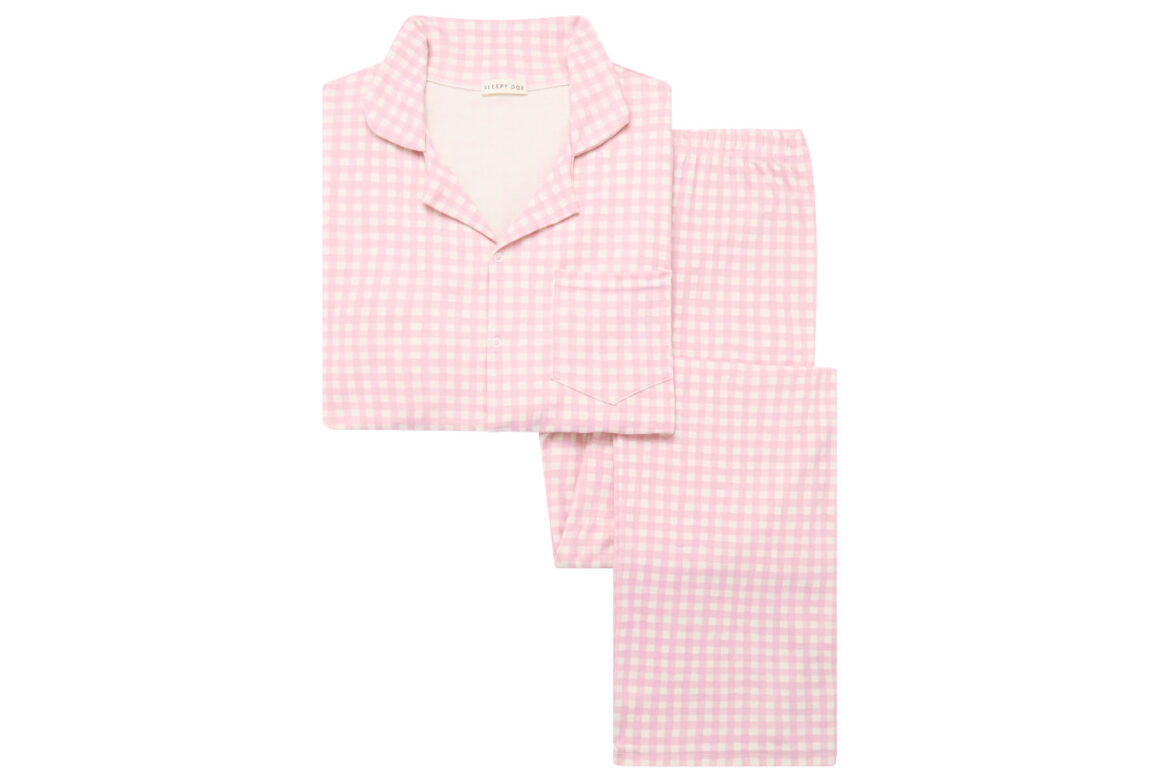 Sleepy Doe dames pyjama Blossom Check
