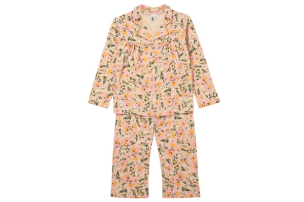 Sleepy Doe pyjama Watercolour Floral blouse & baggy bottoms