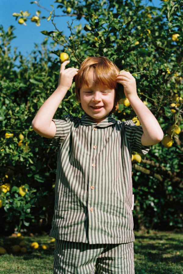 Cotton Moon Moledo Green pyjama Slaapkopje
