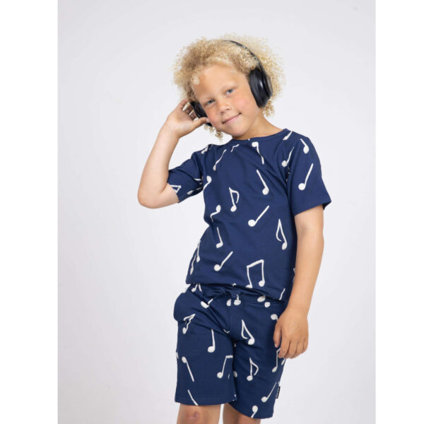 SNURK T-short & Shorts set Clay Music kids