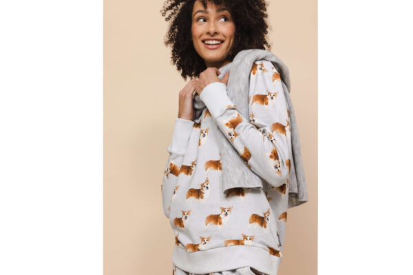 Snurk Gorgi Grey Pyjama Sweater Pants Dames