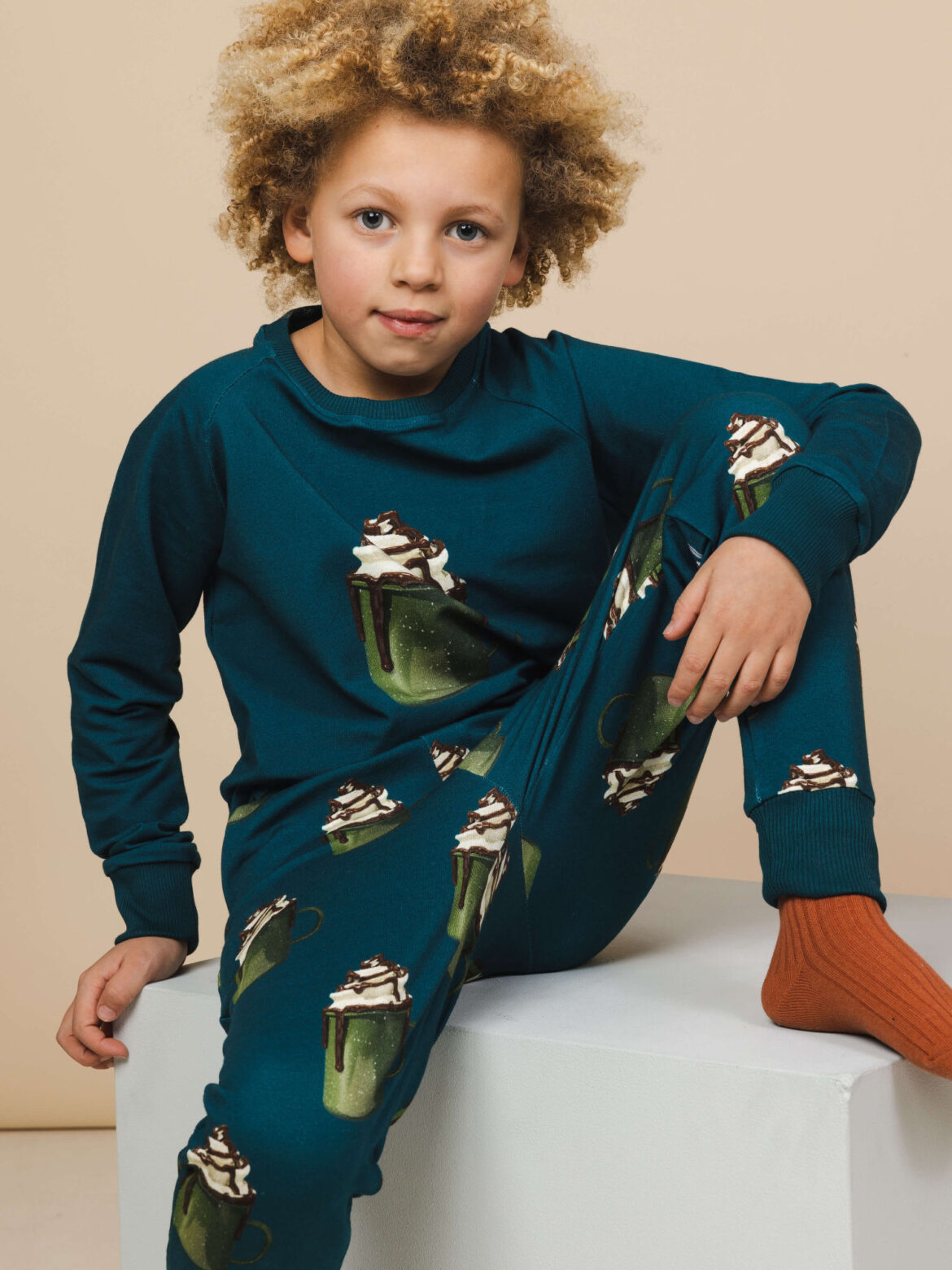 Snurk Hot Choco Sweater Pants Pyjama Kids