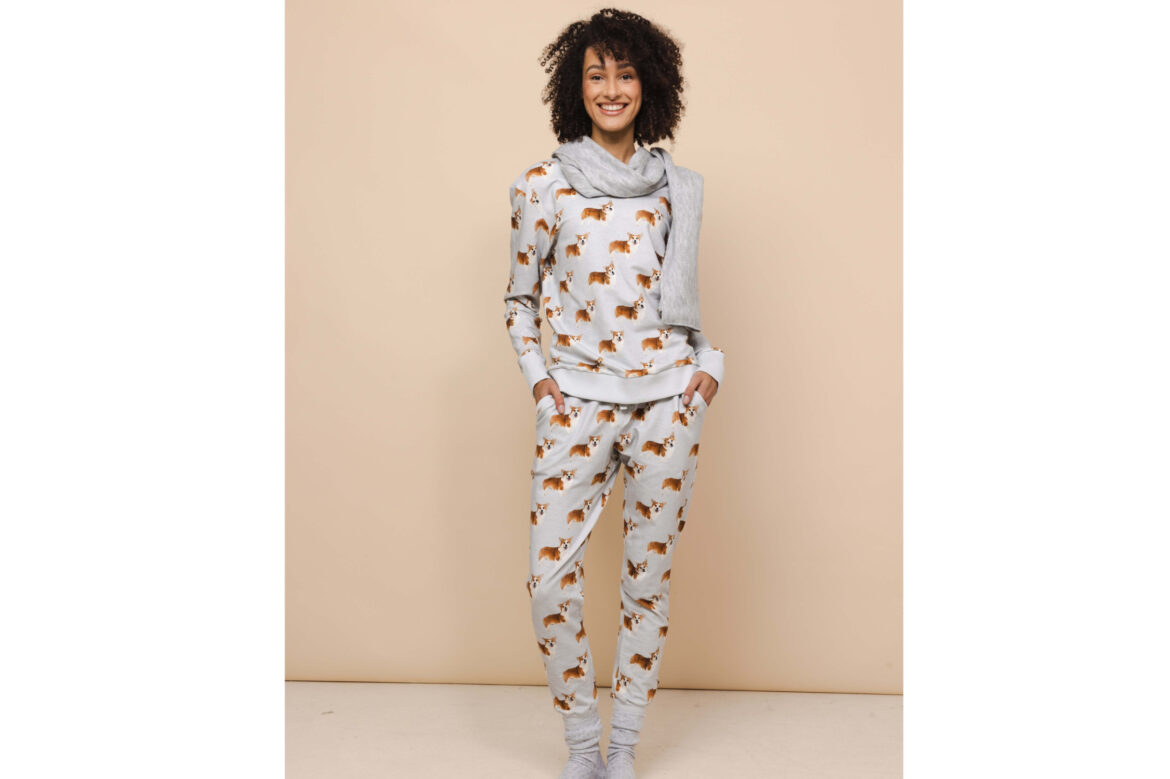 Snurk Gorgi Time Grey Pyjama Dames