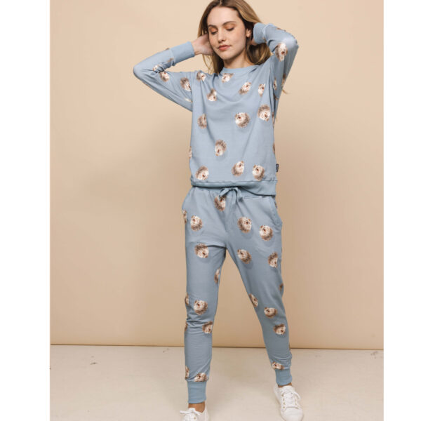 Snurk Hedgy Blue Pyjama Dames