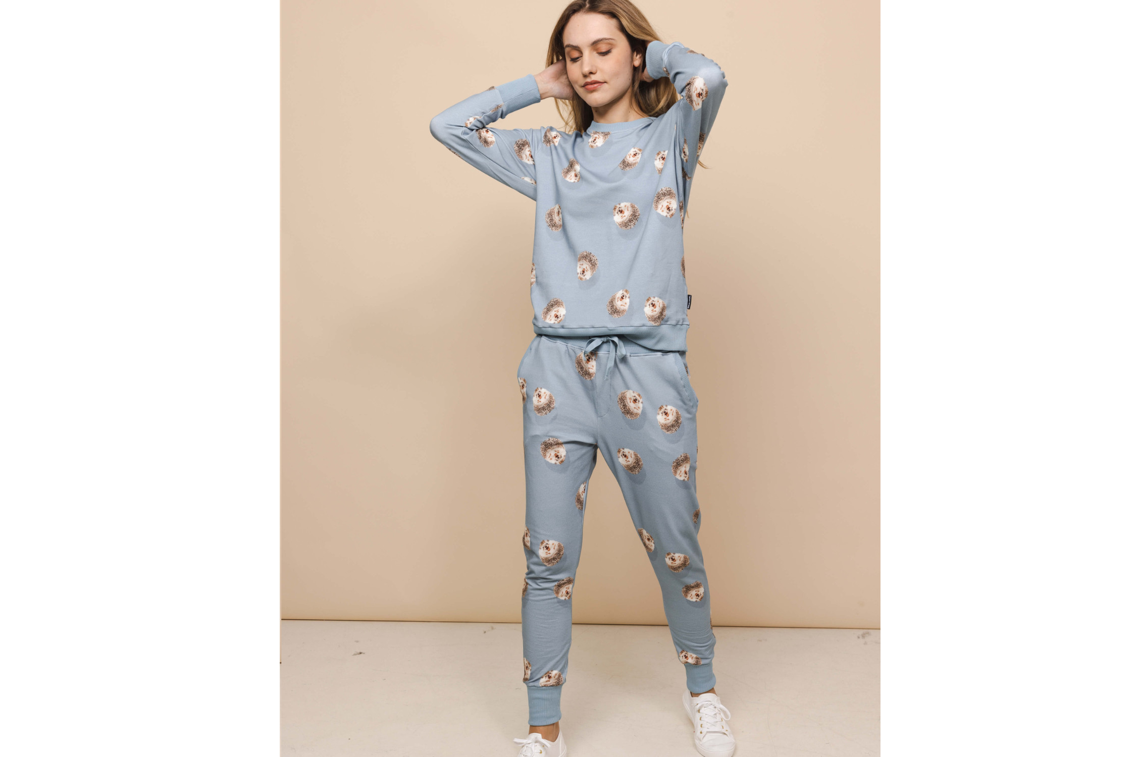 Snurk Hedgy Blue Pyjama Dames