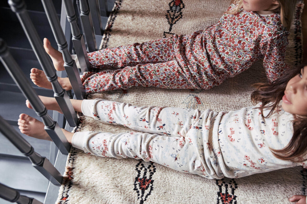 Sleepy Doe Festival Floral Kids and Musical Scene Classic pyjama