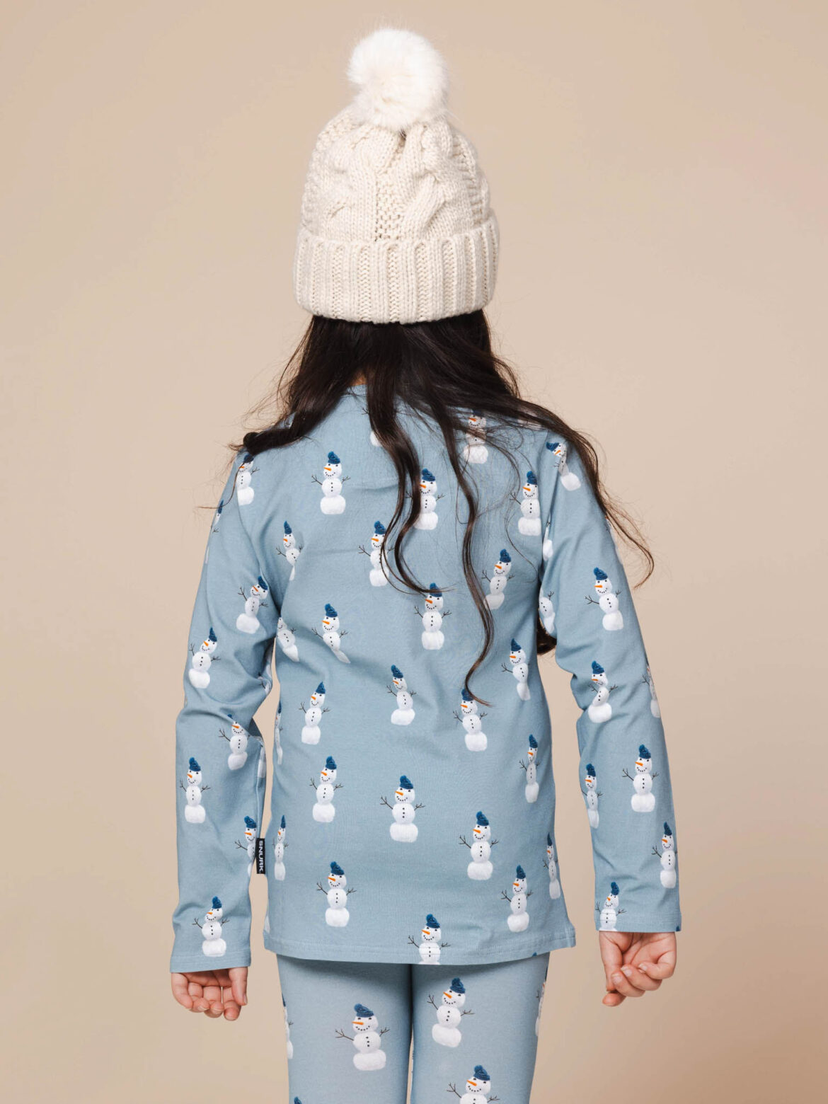 SNURK Mr Snowman T-shirt lange mouw en legging set - kids