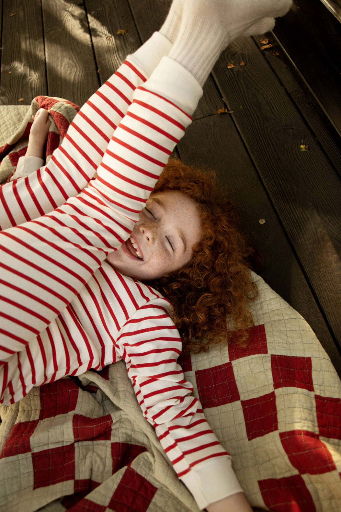 Sleepy Doe Red Breton Pyjama