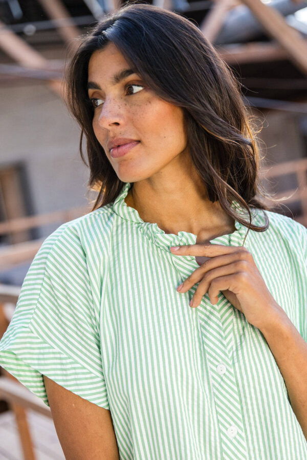 Alice et Maman Algarve top & short Pyjama Green
