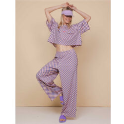 Snurk Check Women Cropped Pyjama