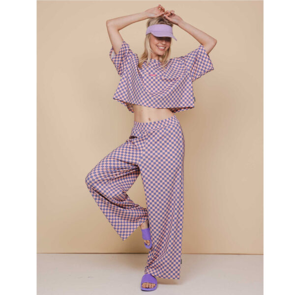 Snurk Check Women Cropped Pyjama