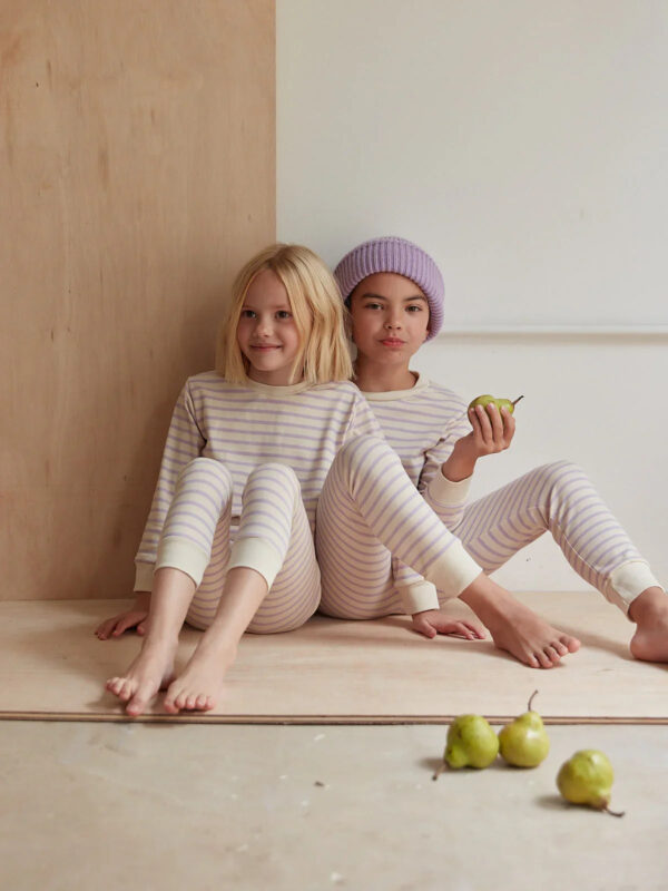Sleepy Doe Pyjama LKids Classic Lilac Breton
