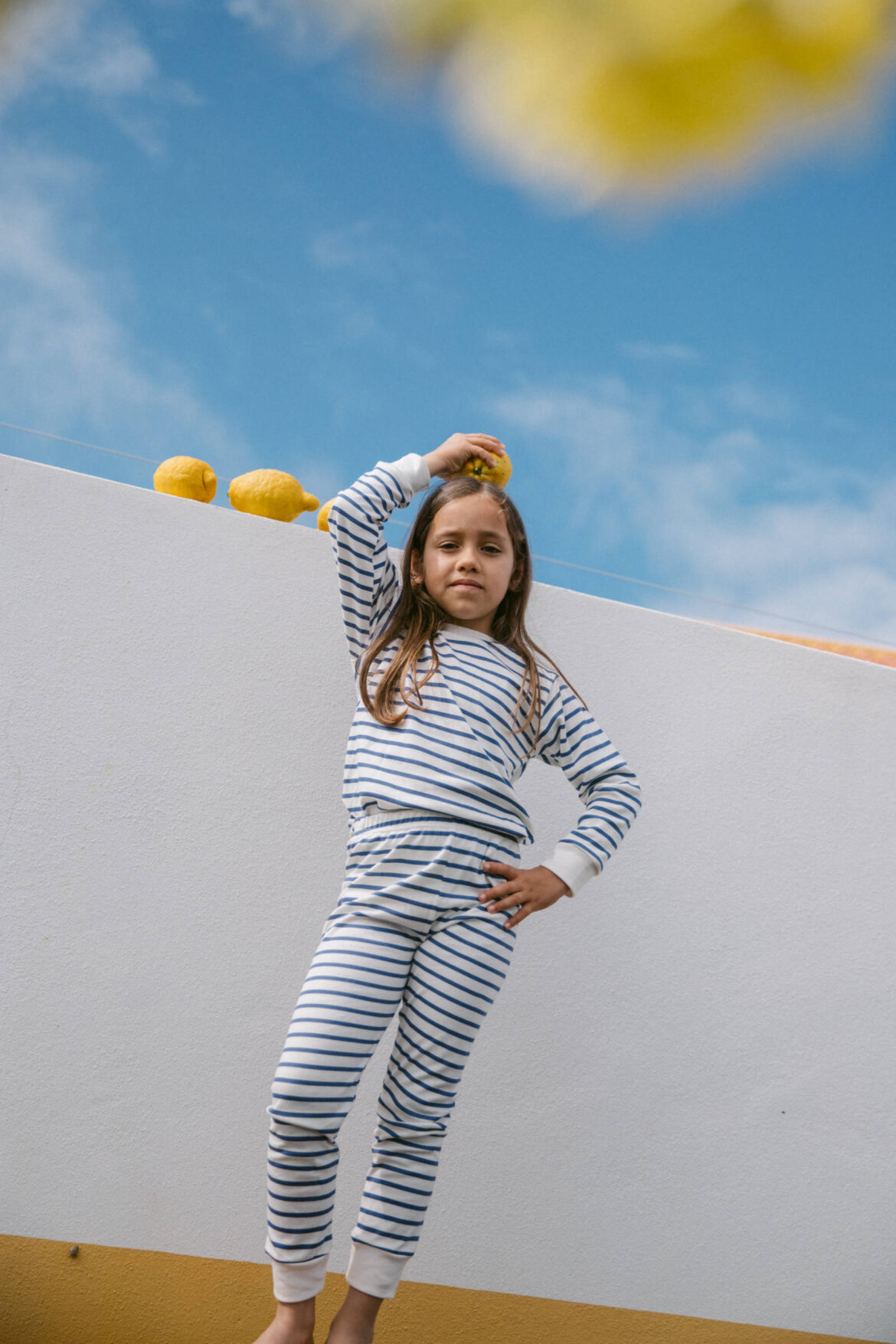 Sleepy Doe Pyjama LKids Classic Navy Breton