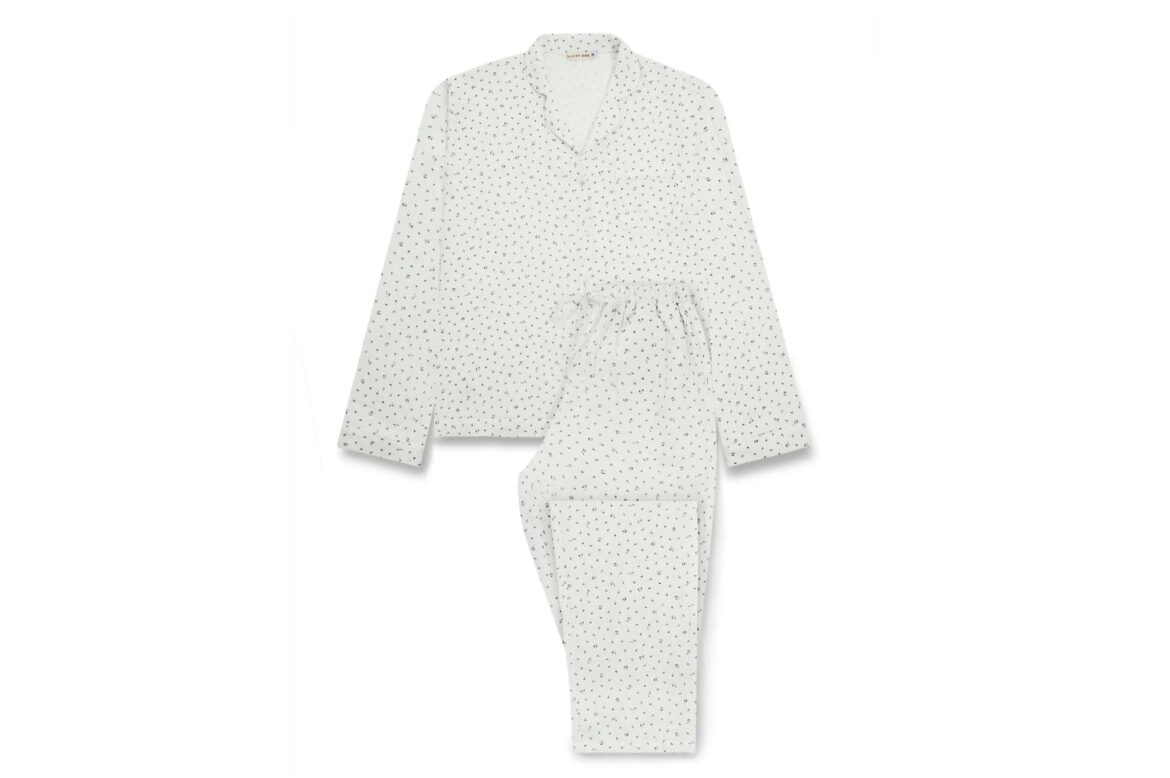 Sleepy Doe Pyjama Blouse and Trousers Floral Muslin