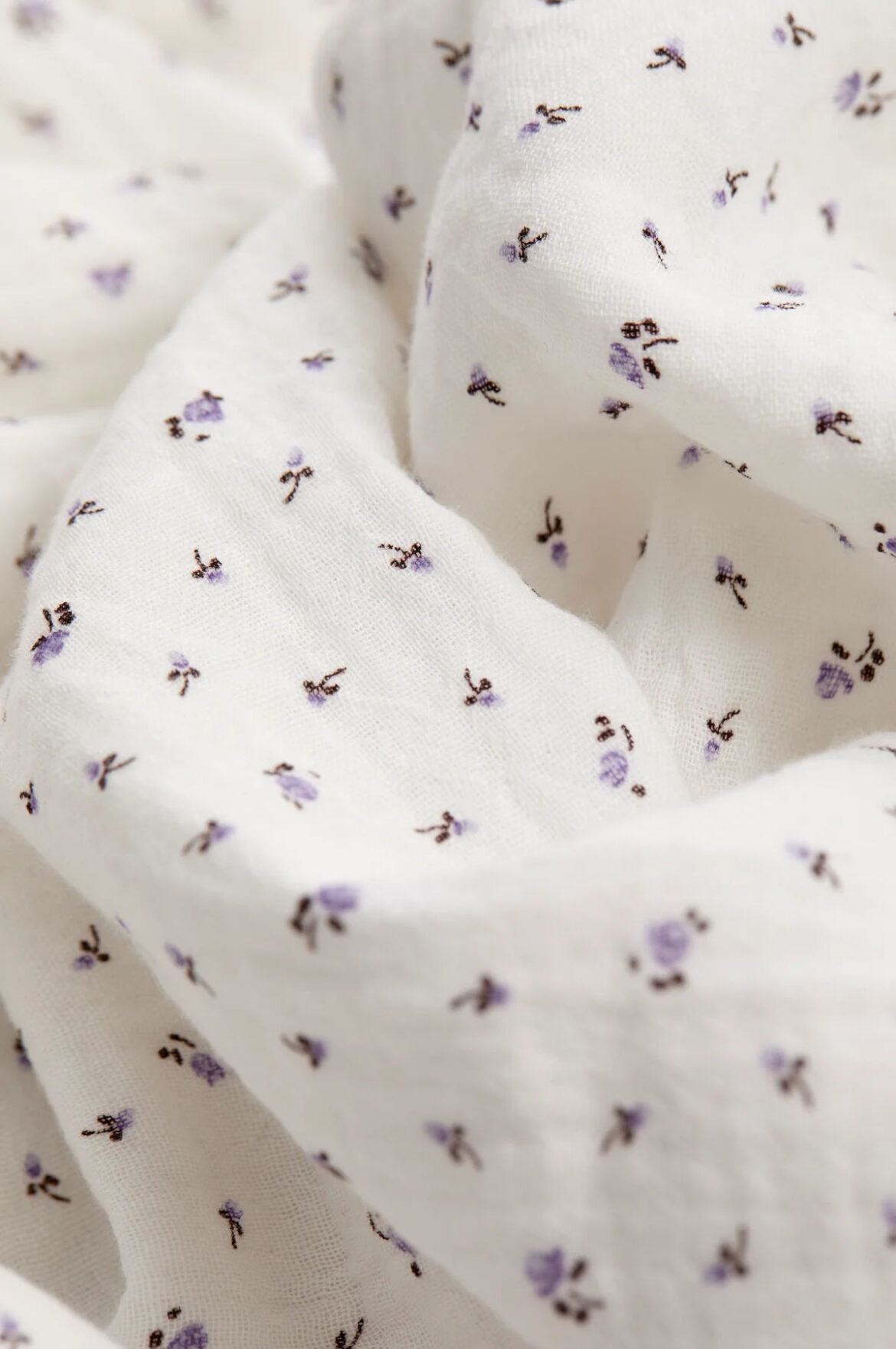 Sleepy Doe Pyjama Blouse and Trousers Floral Muslin