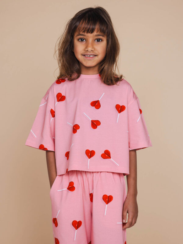 SNURK LollipopLove Cropped T-shirt Wide Pants Kids