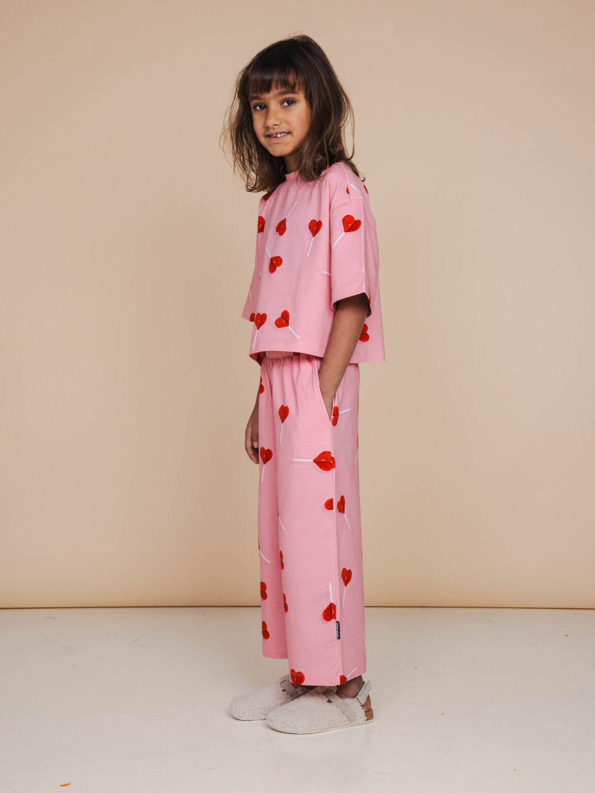 SNURK LollipopLove Cropped T-shirt Wide Pants Kids